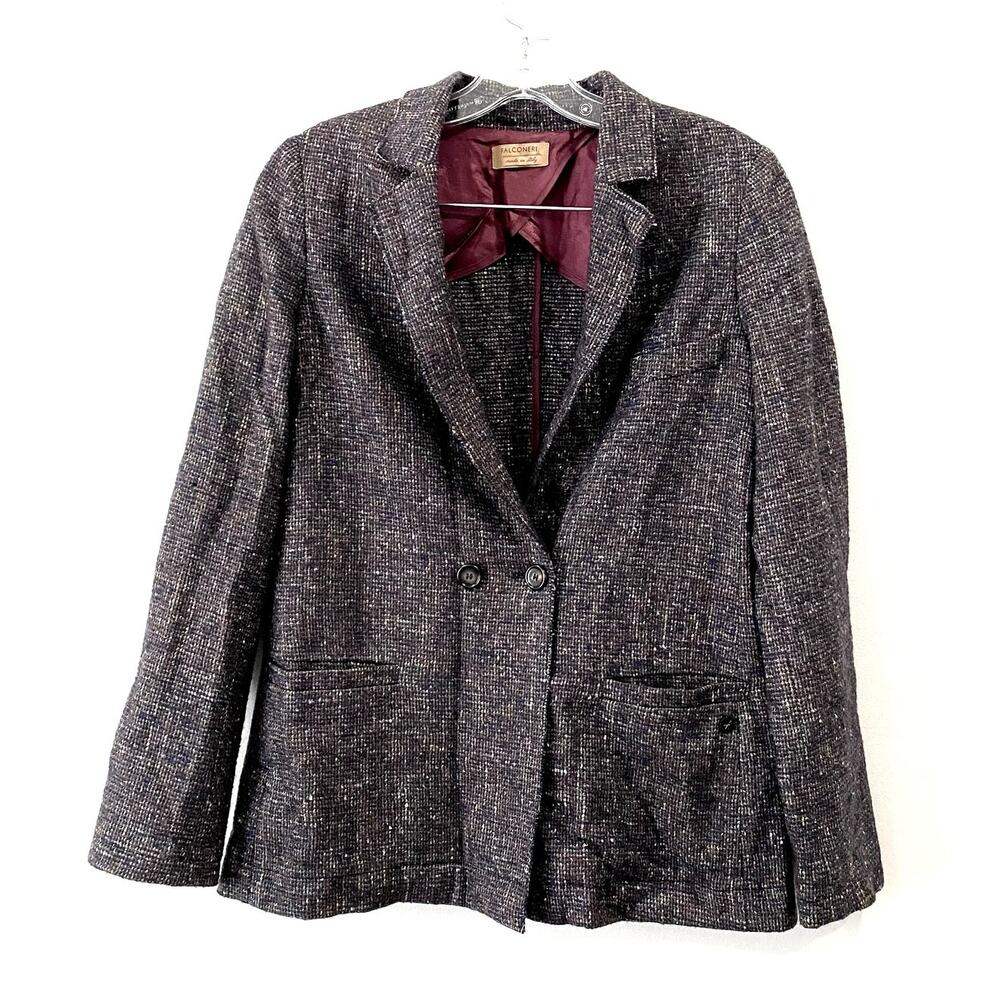 Falconeri Multicolor Wool & Silk Blazer Size S